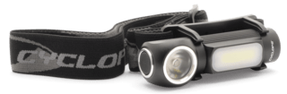 Cyclops Hades Horizon Headlamp features a red or white LED and strobe function
